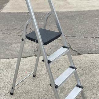 直营包邮单侧荷式扶手加厚人字双面家用折叠铝合金梯子GAH