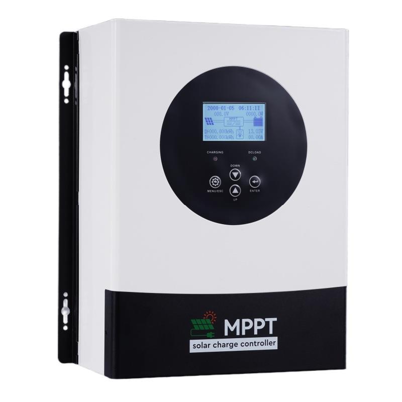 MPPT太阳能板充电控制器12V24V36V48V智能通用锂电磷酸铁锂胶体铅