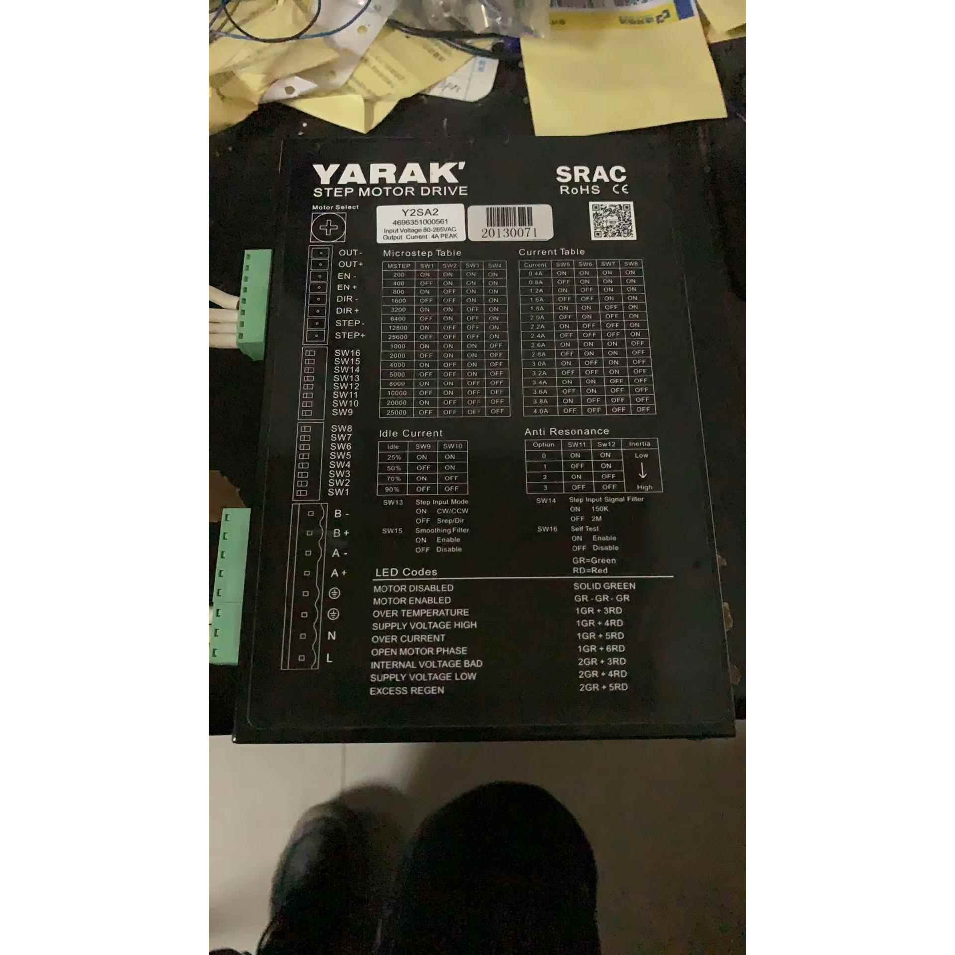 信浓YARAK步进驱动器Y2SA2 共6个 几乎全新 功能包，议价商品
