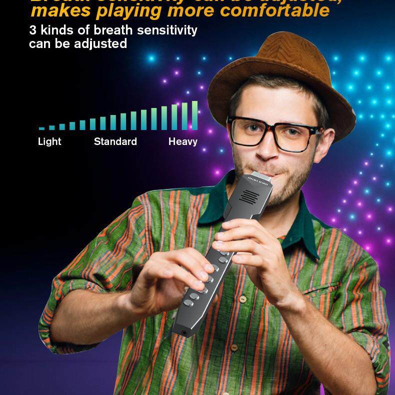 电吹管MIDI款电子萨克斯笛子葫芦丝10种吹奏类乐器初学新乐器大