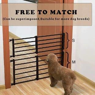 Portable Baby Metal Gates Extra Wide Retractable Pet Fence