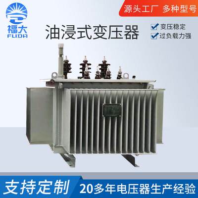 S20-M-400KVA/10/0.4油浸式变压器二级能效电力油浸变压器定制