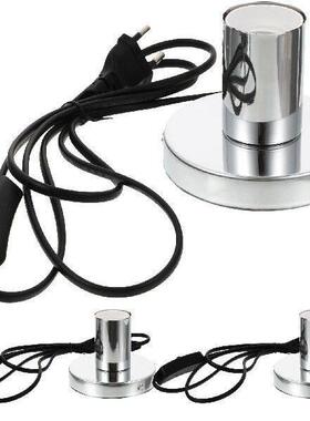 3pcs Light Bulb Socket Holder E27 Base Metal Aluminum Lamp