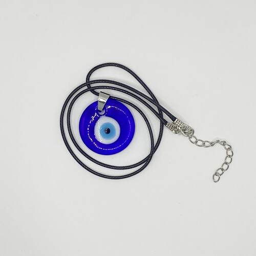 Blue eye necklace women恶魔之眼项炼土耳其蓝眼睛玻璃吊坠项炼