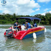 厂家直销滚塑渔船多场景多功能冲锋舟彩色时尚 大型HDPE塑料钓鱼船