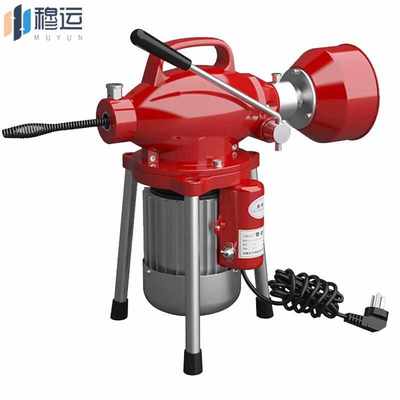 穆运 电动管道疏通机器通下水道疏通器 1200瓦配19.5米下水道马桶