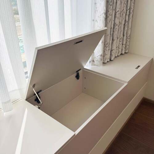 飘窗柜定做窗台改造储物柜客厅书架地柜矮柜收纳置物柜卧室书柜