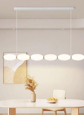 【严选】餐厅吊灯现代原木风温馨创意前台吧台灯卧室吊线led灯