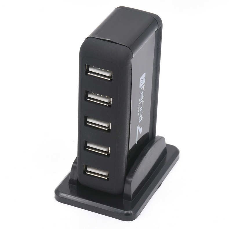 电脑usbhub7口带底座typec拓展坞扩展器分集线器转接多口