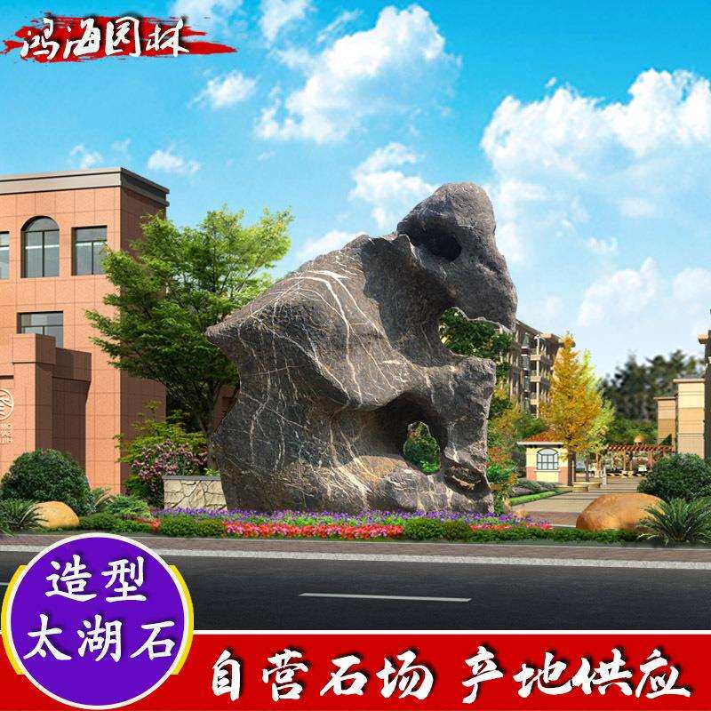 太林湖石天然园景观石石文奇化石风THSD-007景石摆件太湖石原石太