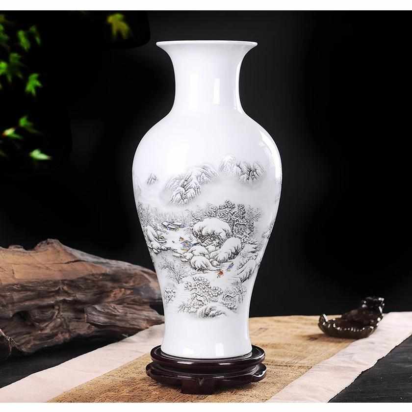 鸡毛掸子插瓶收纳瓶插鸡毛掸子的花瓶摆件客厅适合放干花的花瓶