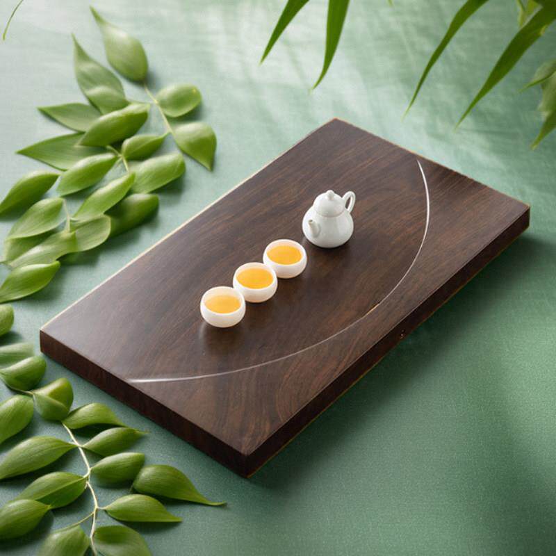 黑檀木茶盘2025新款家用客厅简约功夫茶具排水茶海大小型茶台托盘配件