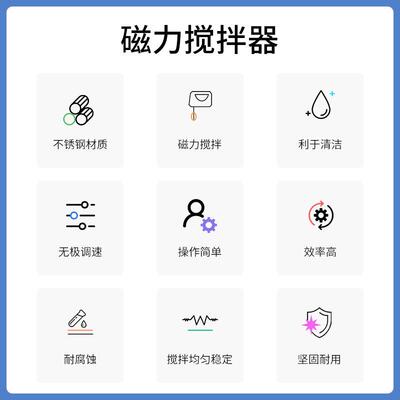磁力搅拌器液态精密稳定搅拌实验室专用专业实验设备常州丹瑞仪器