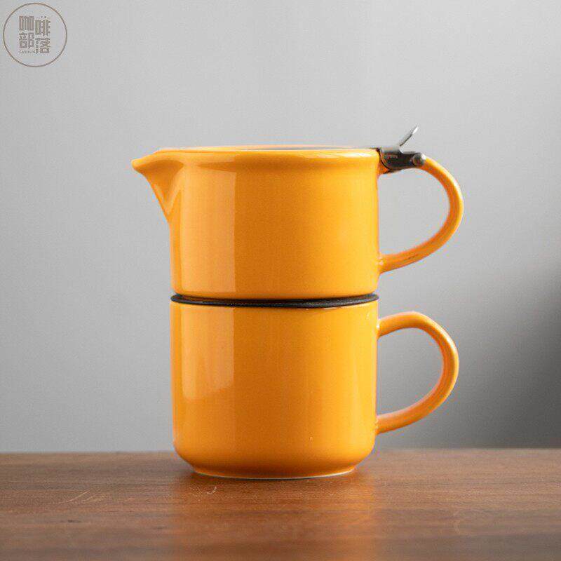 可爱陶瓷茶壶咖啡杯套装泡茶壶茶具办公室喝茶杯子母壶一杯一壶茶