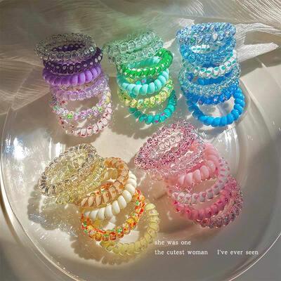 Candy colored headband baby headpiece for girls女孩发圈发绳