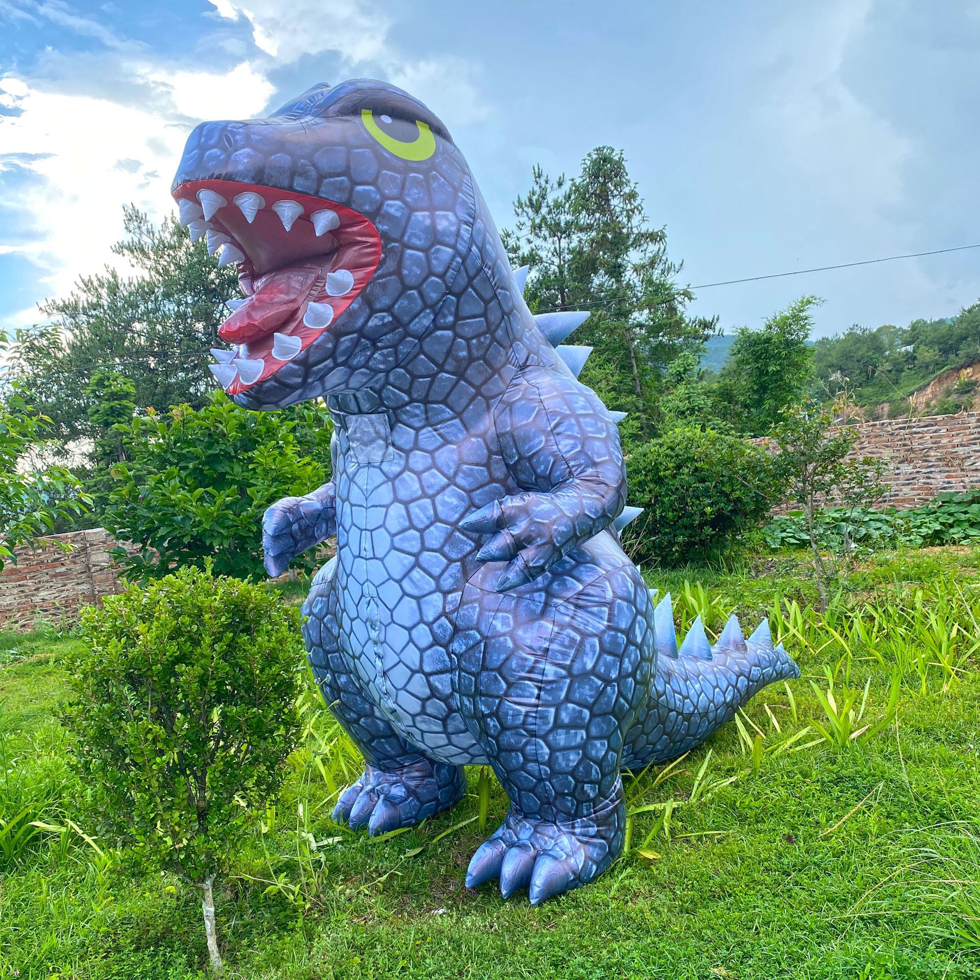 定制充气行走恐龙服玩偶气氛活动美陈怪兽卡通充气人偶服公仔道具