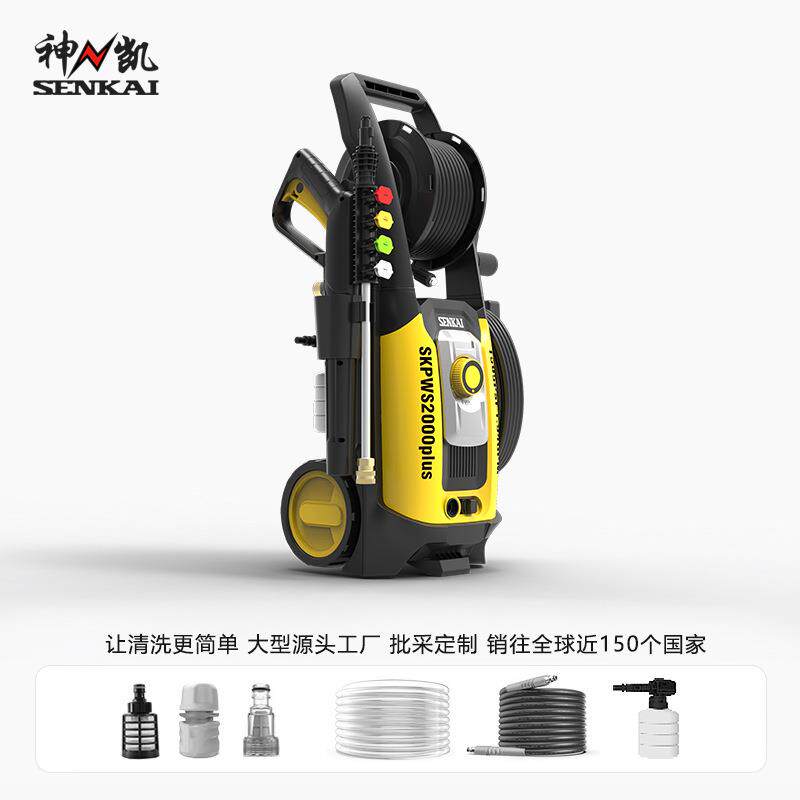 家用高压洗车机220V便携式电动洗车泵源头工厂
