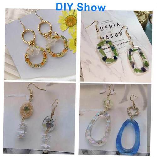 Earring Pendants Resin Molds Silicone Mold for DIY UV Epoxy