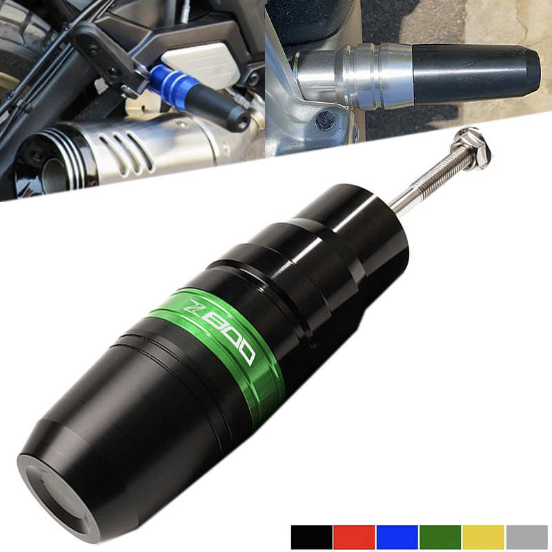适用川崎Z750/Z800/Z300/ZX9R/ZX12R改装排气管防摔胶 防摔棒保护