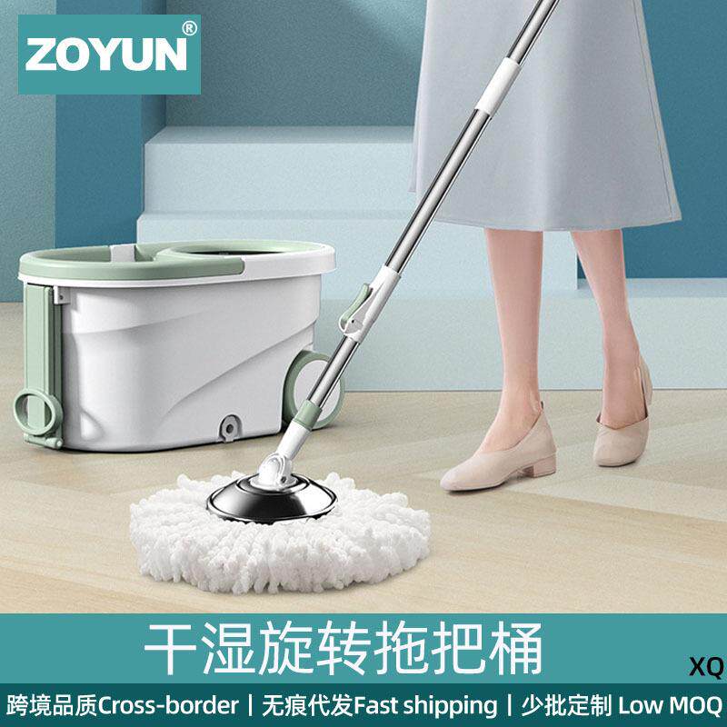 拖把桶干湿两用旋转通用带轮便携免手洗甩干家用懒人拖净拖布墩布