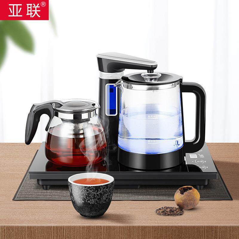 亚联上水电泡茶茶台烧水壶恒温热壶嵌入式饮水机茶吧机电加热家用