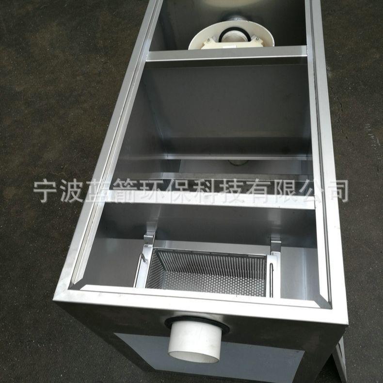 饭店餐饮厨房玻璃钢油水分离器油污污水处理设备耐用商用隔油池