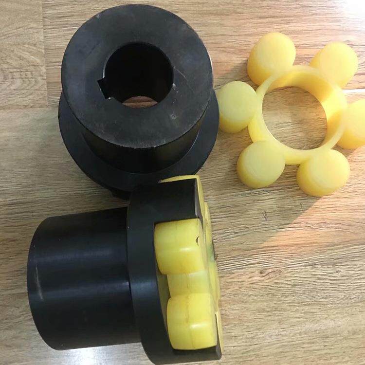 双膜片梅花式弹性垫连轴器大扭矩爪式弹性联轴器风机联轴器