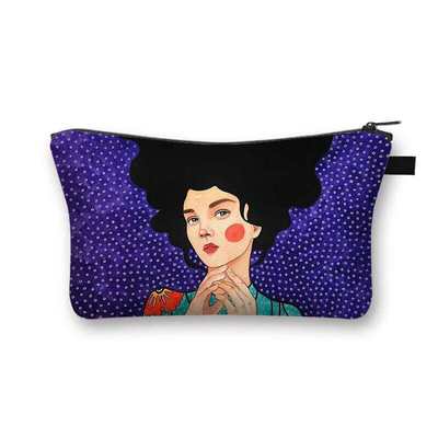Fashion Lady Painting Coin Purse Women Mini Wallets For Teen