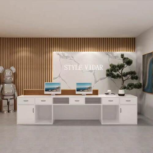 侘寂风服装店吧台收银店韩铺小型柜台民宿日餐藤编前台台接饮待