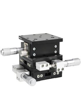 LD60/40-L-C平台光学XYZ轴位移三维水平移动手动滑台升降台旋转台