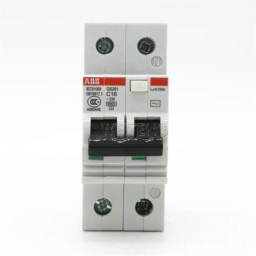 13年老店ABB漏电保护器 GS261-C16 家用照明护插座触电空气开 关2