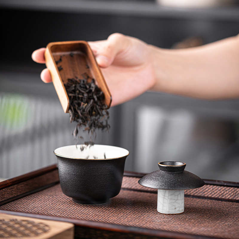 粗陶便携式功夫茶具户外旅行快客杯套装商务伴手礼品轻奢雕刻logo