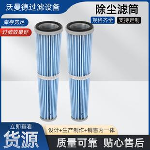 上料机锥形滤芯螺纹盖输送机真空覆膜除尘滤筒聚酯纤维折叠滤芯