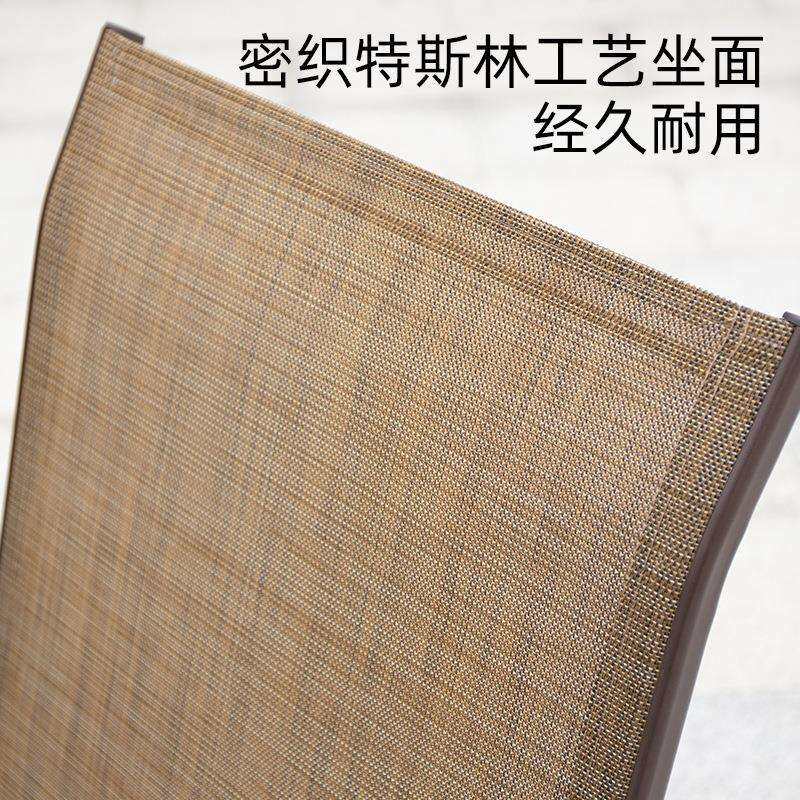 户外桌椅带伞布面椅三件套室外椅露天休闲阳台小茶几铁艺庭院桌椅