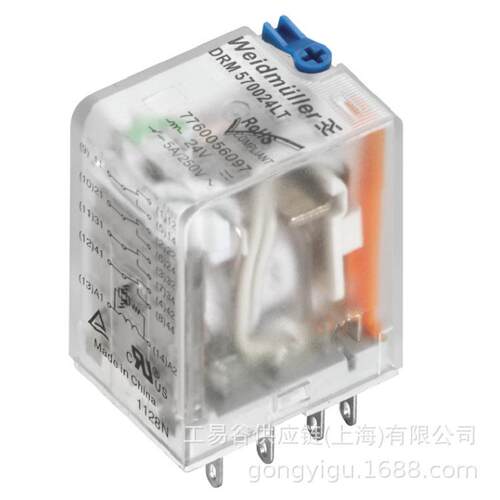 WEIDMULLER微型工业继电器DRM系列 DRM570024LT