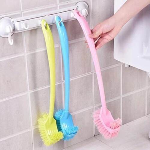 Comprehensive Long-Handle Toilet Brush Set, ideal for cleani