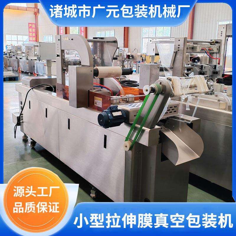 鱿鱼仔小型拉伸膜真空包装机 年糕全自动包装机 连续热成型真空机