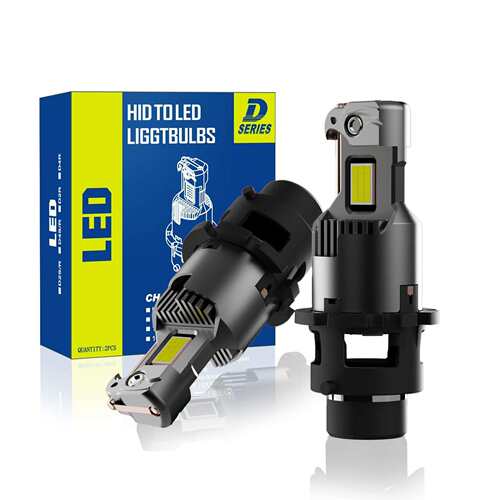 汽车led大灯D2SRD4SR替换HID氙气灯直插卤素管二代安装灯泡前大灯