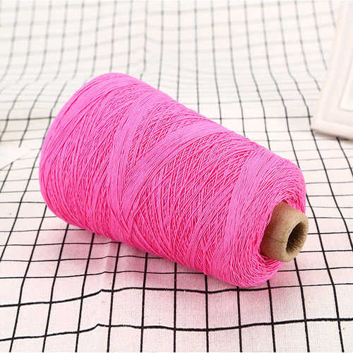 毛线长绒棉烧绣花线 20支9股丝光棉 蕾丝钩编毛衫辅料用纱