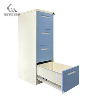 四斗卡箱办公室学校家具钢制A4文件挂劳柜抽屉式铁皮文件柜