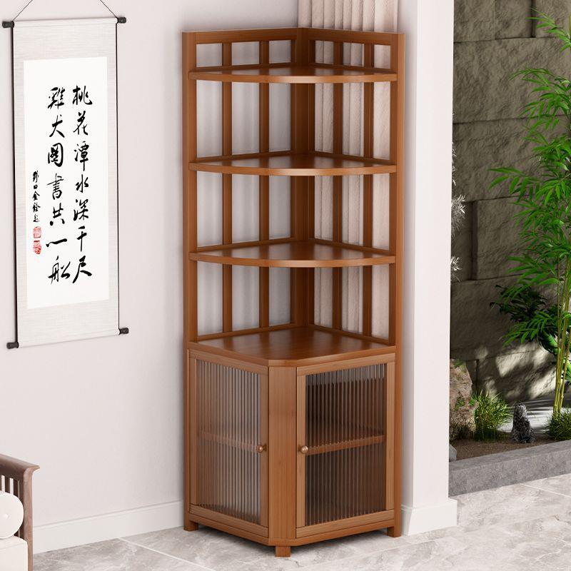 转角置物架角落柜家用转角柜餐厅边角柜墙角柜酒柜客厅拐角柜