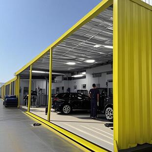 台安工厂别墅集装 箱街区规划商业街店铺工业风售楼处办公室洗车房