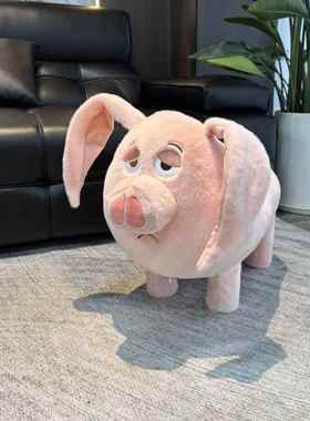 静音滑轮飞天猪坐骑飞天猪坐玩偶可板可爱凳猪CGP猪凳子小滑轮儿