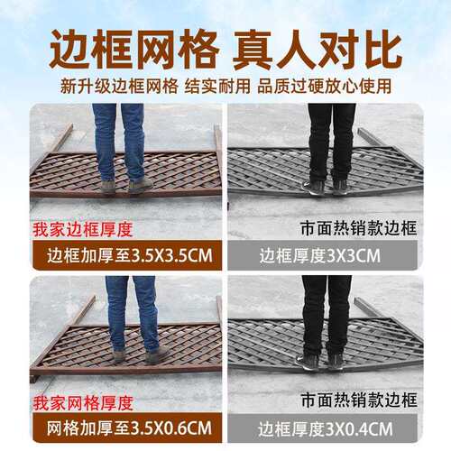 防腐木栅栏围栏户外庭院网格护栏阳台爬藤架格栅篱笆花园隔断花架