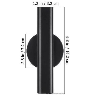 Amosfun Wall Mount Vase Hanging Planter Holder Small Metal