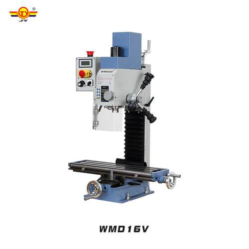家用微型钻铣床 WMD16V 升级款小铣床 带数显 微进给 钻床