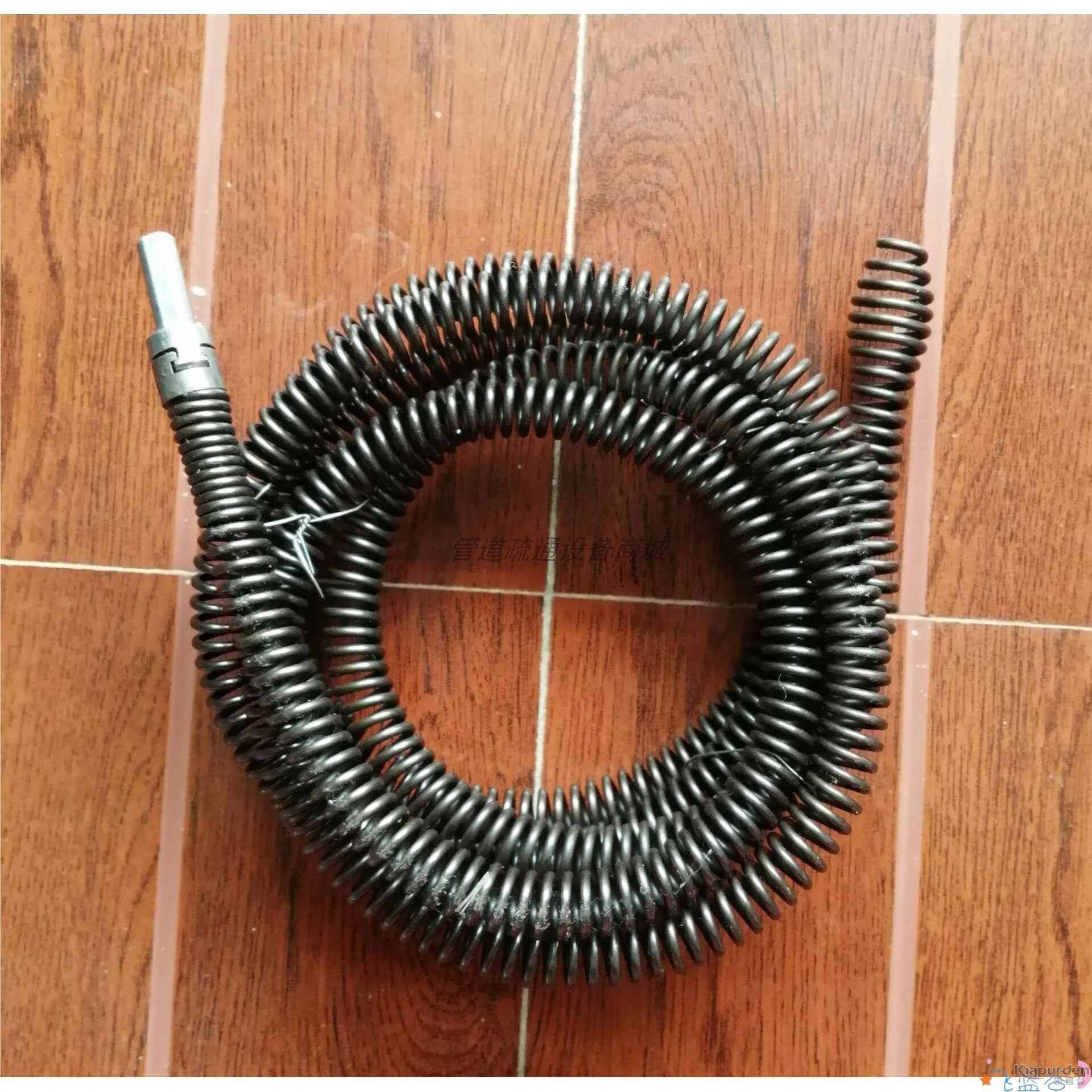 下水道疏通非工具电动家用钢丝弹硬软簧管道机通马桶厕所弹簧