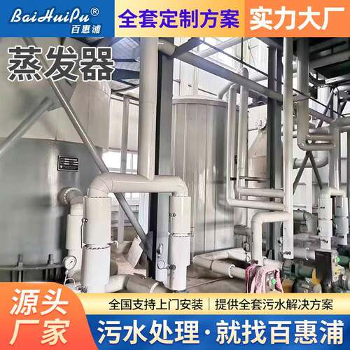 供应降膜式浓缩蒸发器单效双效三效蒸发设备废水处理球形蒸发器