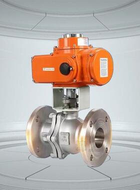 精小型电动装置配不锈钢法兰蝶阀津上伯纳德Q941F-16P
