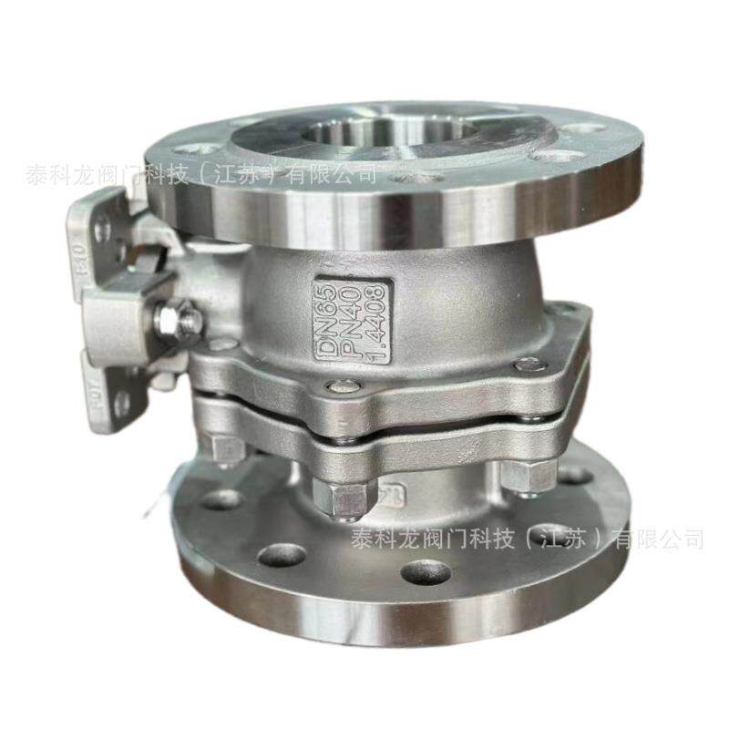 Q41F-40P德标1.4408不锈钢PN40法兰手动球阀